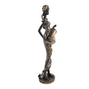 Black Sculpture Statue Resin Lady 40 cm