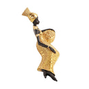 Gold Sculpture Statue Resin Lady 22*12cm