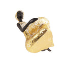 Gold Sculpture Statue Resin Lady 24cm
