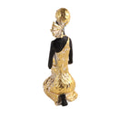 Gold Sculpture Statue Resin Lady 29cm
