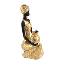 Gold Sculpture Statue Resin Lady 29cm