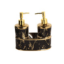 Ceramic Brown Soap Dispenser Set/2 Pcs 20*20 cm