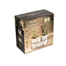 Ceramic White Soap Dispenser Set/2 Pcs 20*20 cm