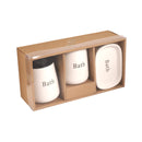 Ceramic Toothbrush Holder Soap Dispenser Set/3 Pcs 13 cm