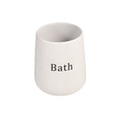 Ceramic Toothbrush Holder Soap Dispenser Set/3 Pcs 13 cm
