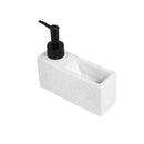 Ceramic Kitchen Soap Dispenser Sponge Holder 15.5*14 cm