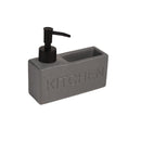 Ceramic Kitchen Soap Dispenser Sponge Holder 15.5*14 cm