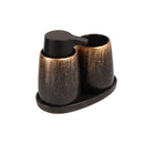 Ceramic Toothbrush Holder Soap Dispenser Set/3 Pcs 19*13 cm