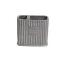 Ceramic Grey Bathroom Accessories Set/4 Pcs 9*12/12*11/15*10/19 cm