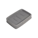 Ceramic Grey Bathroom Accessories Set/4 Pcs 9*12/12*11/15*10/19 cm