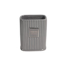 Ceramic Grey Bathroom Accessories Set/4 Pcs 9*12/12*11/15*10/19 cm