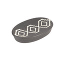 Ceramic Grey Bathroom Accessories Set/4 Pcs 7.5*10(2pcs)/13*8.5/19.5 cm