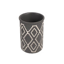 Ceramic Grey Bathroom Accessories Set/4 Pcs 7.5*10(2pcs)/13*8.5/19.5 cm