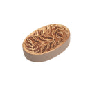 Ceramic Brown Bathroom Accessories Set/4 Pcs 7*10(2pcs)/12*8/17 cm