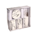 Ceramic Abstract Bathroom Accessories Set/4 Pcs 7*11.5/7.5*12/10.5/17 cm