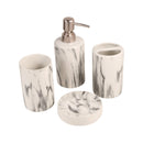 Ceramic Abstract Bathroom Accessories Set/4 Pcs 7*11.5/7.5*12/10.5/17 cm