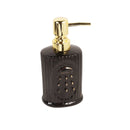 Ceramic Black Bathroom Accessories Set/4 Pcs 12*8.5/10.5*7.5*6(2pcs)/16.5 cm