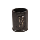 Ceramic Black Bathroom Accessories Set/4 Pcs 12*8.5/10.5*7.5*6(2pcs)/16.5 cm