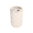 Ceramic Abstract Bathroom Accessories Set/4 Pcs 11.5*8.5/7*11(2pcs)/18 cm