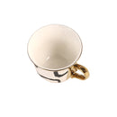 Ceramic Coffee Cup & Saucer Set/6 Pcs 90cc/11 cm