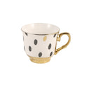Ceramic Coffee Cup & Saucer Set/6 Pcs 90cc/11 cm
