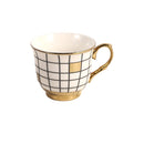 Ceramic Coffee Cup & Saucer Set/6 Pcs 90cc/11 cm
