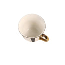 Ceramic Coffee Cup & Saucer Set/6 Pcs 90cc/11 cm