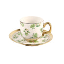 Ceramic Coffee Cup & Saucer Set/6 Pcs 90cc/11 cm
