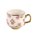 Ceramic Coffee Cup & Saucer Set/6 Pcs 90cc/11 cm