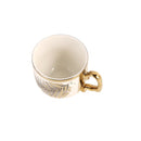Ceramic Coffee Cup & Saucer Set/6 Pcs 90cc/11 cm
