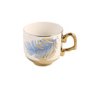 Ceramic Coffee Cup & Saucer Set/6 Pcs 90cc/11 cm