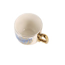 Ceramic Coffee Cup & Saucer Set/6 Pcs 90cc/11 cm