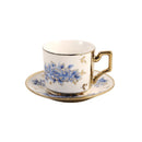 Ceramic Coffee Cup & Saucer Set/6 Pcs 100cc/11 cm