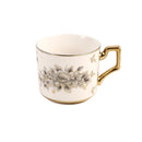 Ceramic Coffee Cup & Saucer Set/6 Pcs 100cc/11 cm