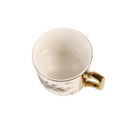 Ceramic Coffee Cup & Saucer Set/6 Pcs 100cc/11 cm