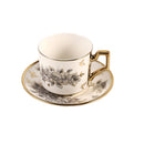 Ceramic Coffee Cup & Saucer Set/6 Pcs 100cc/11 cm