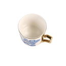 Ceramic Coffee Cup & Saucer Set/6 Pcs 100cc/11 cm