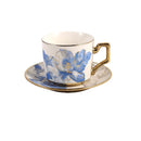 Ceramic Coffee Cup & Saucer Set/6 Pcs 100cc/11 cm