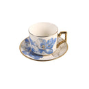 Ceramic Coffee Cup & Saucer Set/6 Pcs 100cc/11 cm