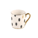 Ceramic Coffee Cup & Saucer Set/6 Pcs 90cc/11 cm