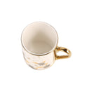 Ceramic Coffee Cup & Saucer Set/6 Pcs 90cc/11 cm