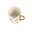 Ceramic Coffee Cup & Saucer Set/6 Pcs 90cc/11 cm