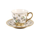 Ceramic Coffee Cup & Saucer Set/6 Pcs 90cc/11 cm