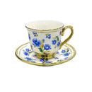 Ceramic Coffee Cup & Saucer Set/6 Pcs 90cc/11 cm