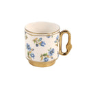 Ceramic Coffee Cup & Saucer Set/6 Pcs 90cc/11 cm