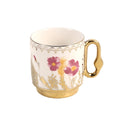 Ceramic Coffee Cup & Saucer Set/6 Pcs 90cc/11 cm