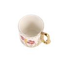 Ceramic Coffee Cup & Saucer Set/6 Pcs 90cc/11 cm