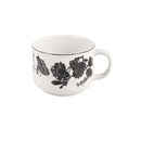 Ceramic Coffee Cup & Saucer Set/6 Pcs 90cc/11 cm