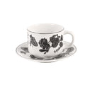 Ceramic Coffee Cup & Saucer Set/6 Pcs 90cc/11 cm