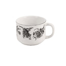 Ceramic Coffee Cup & Saucer Set/6 Pcs 90cc/11 cm